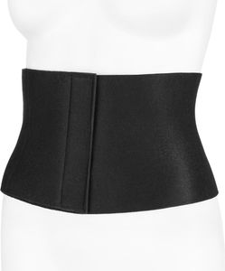 Gymtek® Neopren Bauchweggürtel, Waist Trainer - 18 x 95 cm - Verstellbarer Fitness Gürtel, Abnehmen Waisttrainer, Taille Trimmer für Damen und Herren