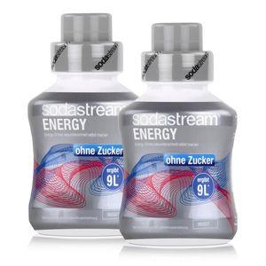 SodaStream Getränke-Sirup ohne Zucker Energy 375ml (2er Pack)
