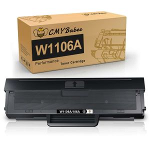 CMYBabee Toner kompatibel für HP 106A W1106A Laser 107a 107w MFP 135w 135wg 137fnw mit CHIP