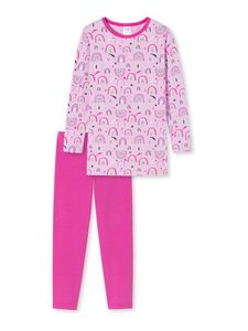 Schiesser schlafanzug pyjama schlafmode bequem Girls World flieder 92