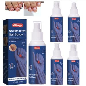 5x 30ml Bitter Nagelspray Wirksam gegen Nagelkauen, Verhindert Nagelkauen, Nagelkaustopp, Alternative zu Nagellack