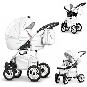 Kinderwagen-Set Craft Eco 4 in 1 in Weiß - 16 Teile - in 16 Farben erhältlich