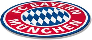 FC Bayern München Teppich Logo rund Durchmesser 1m