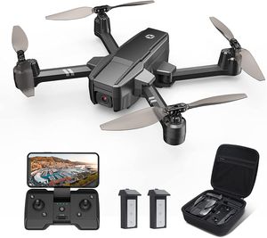 Holy Stone HS440 Drohne mit 1080P Kamera für Kinder,RC Quadrocopter Faltbar mit 2 Akkus 40 Min. Lange Flugzeit,FPV Live Übertragung,Tap Fly,Sprachsteuerung,Schwerkraft-Sensor Höhenhaltung für Anfänger