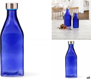 Flasche Quid Habitat Blau Glas 1L Pack 6x Karaffe