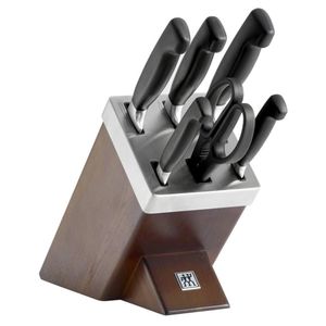 Zwilling Vier Sterne Messerblock 7-tlg. Esche