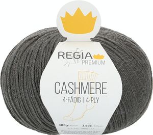 Regia PREMIUM Cashmere, 100g Umbra grey Handstrickgarne