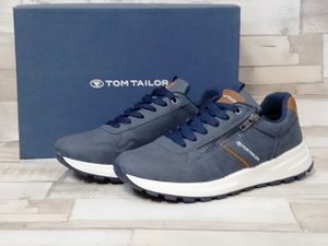 Tom Tailor  Herrenschuhe Schnürschuhe Blau Freizeit, Schuhgröße:41 EU