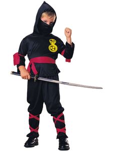 RUBIE'S Faschingskostüm Ninja 6tlg., Größe M, Farbe original