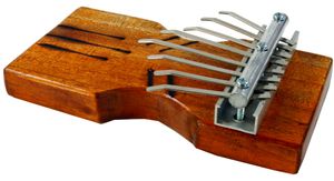 Musikinstrument aus Holz, Musik Percussion Rhythmus Klang Instrument, Handgearbeitet,Tisch Klangspiel aus Holz - Kalimba 1, Braun, 5*17*9 cm, Musikinstrumente