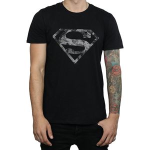 Superman - T-Shirt Logo für Herren BI851 (XL) (Schwarz)