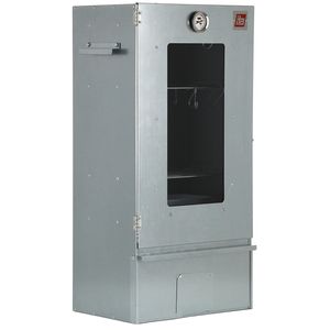 ITA Räucherofen 7002 - Premium Räucherschrank aus Edelstahl - 3 Etagen 81 cm - Sichtfenster - Qualität Made In EU - Smoker - Direkt vom Hersteller