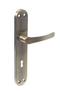 Súprava pákových kľučiek Aqbau® s dlhou patinou | páková kľučka | kľučka dverí | kľučka dverí Eco (farebný bit BB)