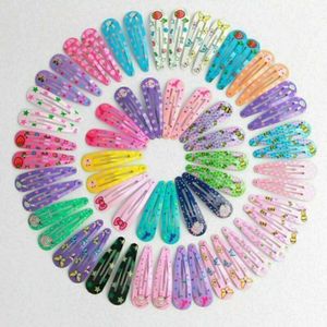 100x Mädchen Haarklammern Haarspangen Haarclips Süß Kinder Haarschmuck Set (Farbe wird zufällig gesendet)