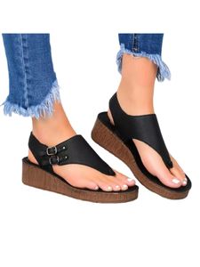 Damen Flip Flops Sommer Flip Flops Fashion Open Toe Schuhe Atmungsaktiv,Farbe:Schwarz,Größe:36