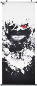 Großes Tokyo Ghoul Rollbild | Kakemono aus Stoff | 100x40cm | Motiv: Ken Kaneki 01
