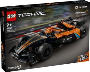 LEGO Technic NEOM McLaren Formula E Race Car, Rennwagen Spielzeug für Kinder ab 9 Jahren, Jungen und Mädchen, Modellfahrzeug-Bausatz, Dekoration für das Kinderzimmer, Geschenkidee zum Geburtstag 42169