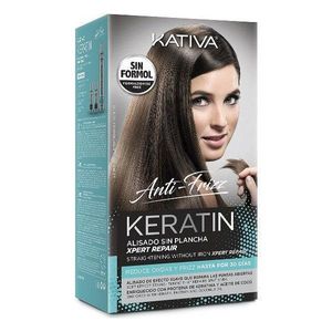 Kativa Keratin Anti-frizz Prostowanie bez żelazka Porady naprawcze 30 dni