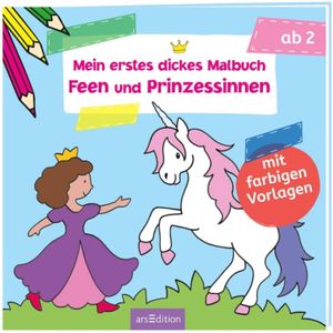 Mein 1.dickes Malbuch-Feen&Prinzessinnen
