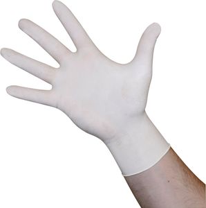 Kerbl Einmalhandschuh Latex Classic Gr. M 100 Stk. leicht gepudert