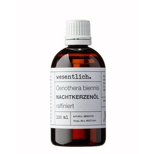 Nachtkerzenöl (100ml) Basisöl zur Pflege von Haut und Haar - 100% reines Öl (Oenothera biennis) von wesentlich.