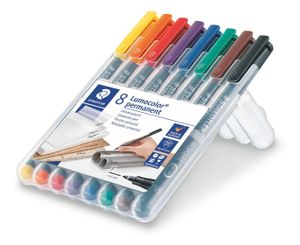 STAEDTLER Lumocolor Permanent Marker 318F 8er Etui