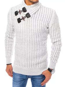 Dstreet Herren Pullover Meister hellgrau XL