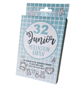 Meilensteinkarten Set Junior - 32 Karten - Zur Erinjnerung an die