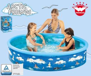 Happy People Pool Arctic Ø 155 x 30 cm blau 77406