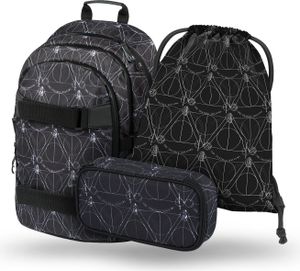 BAAGL Skate Harry Potter Deathly Hallows Rucksack-Set 3tlg: Rucksack, Federmäppchen, Turnbeutel
