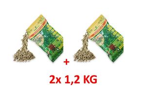 Rasenpellets "Dürreresistent" ummantelte Rasensamen  für Rasen-Neuanlage + Nachsaat 2,4 KG