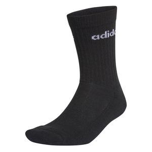 adidas Damen Herren Socken Half-Cushioned Crew Socks Strümpfe schwarz 3er Pack , Größe:40-42