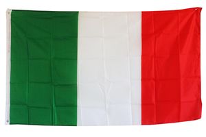 Große Fahne Flagge "Italien" 90*150cm Hissfahne Hissflagge mit Ösen für Fahnenmast WM