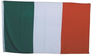 MFH Fahne  Italien Polyester  Gr. 90 x 150 cm Flagge Verstärkungsband + Ösen NEU