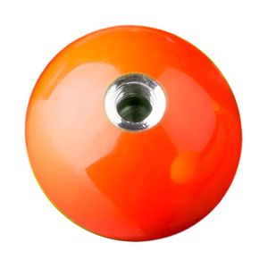viva-adorno 1,6 x 3,5mm Piercing Schraubkugel Ersatzkugel Hochglänzend Farbig Emailiert Edelstahl-Gewinde verschiedene Farben und Größen Z376,Neon Orange