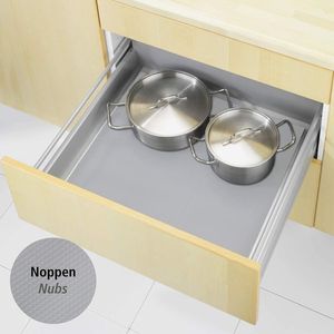 Wenko Anti-Rutsch-Matte 150x50 cm Grau Studs 47048100