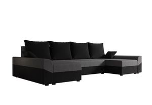 Sofa mit Schlaffunktion in U-Form VIVIANA, Couch, Schlaffunktion , Wohnlandschaft Wohnzimmer, 321x80x139 sawana 05/sawana 14