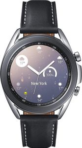 Samsung Galaxy Watch 3, Runde Bluetooth Smartwatch fr Android, drehbare Lnette, Fitnessuhr, Fitness-Tracker, 41 mm, Mystic Silver. bei
