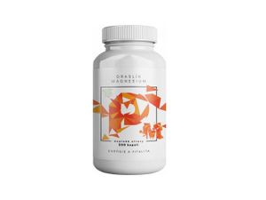 BrainMax Draslík Magnesium, citrát + Hořčík malát, 200 rostlinných kapslí