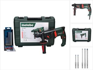 Metabo KHE 2645 Kombihammer 850 W 2,9 J SDS plus + 5 tlg. Bohrer Set + Koffer Metabo KHE 2645 Kombihammer 850 W 2,9 J SDS plus + 5 tlg. Bohrer Set + Koffer
