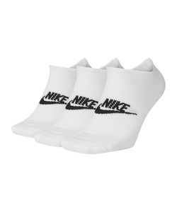 Nike Sportswear Everyday Essential No Show 3 Pair White / Black EU 46-50
