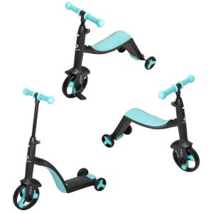 L.A. Sports 3-in-1 Kids Trike Laufrad Dreirad Scooter für Kinder ab 2 jahren