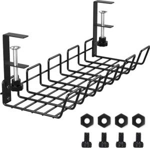 Kabelführung, Kabelkanäle, Kabelmanagement, Kabel Ablagerregal, Kabelkorb, Desktop-Lagerregal, Kabel-Organizer für Steckdosen, Ohne Bohren