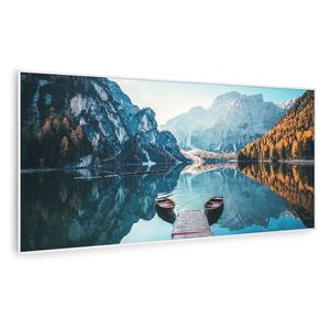 Klarstein Infrarotheizung mit Thermostat, 700W Elektroheizung, Smart Home Bild-Infrarotheizung zur Wandmontage, IR mit IoT/WiFi App-Control, Feuchtraum Flach-Heizkörper, CO2-Freie Wand Heizung Klarstein Infrarotheizung mit Thermostat, 700W Elektroheizung, Smart Home Bild-Infrarotheizung zur Wandmontage, IR mit IoT/WiFi App-Control, Feuchtraum Flach-Heizkörper, CO2-Freie Wand Heizung