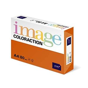 Image Coloraction - farbiges Kopierpapier Amsterdam/orange 80g/m² A4 - Paket zu 500 Blatt
