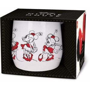 Tasse Disney Minnie Mouse Maus schwarz / weiß / rot Keramiktasse 355ml STOR 0259