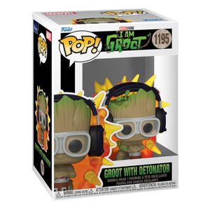 Marvel I Am Groot - Groot with Detonator 1195  - Funko Pop! Vinyl Figur