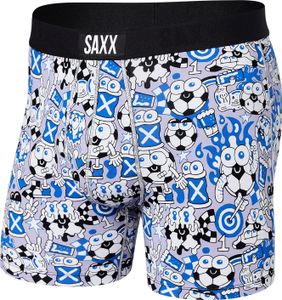 Herren-Schnelltrocknungsboxershorts SAXX VIBE Boxer Brief - blau - M