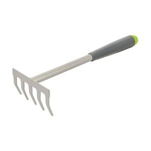 SILVERLINE Handharke 229758 290 mm Gartenharke Handrechen Harke Rechen