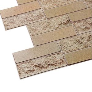 3D PVC Wandpaneele / Deckenpaneele, Paneling Brick, 1 Platte, Ziegelstein | STM